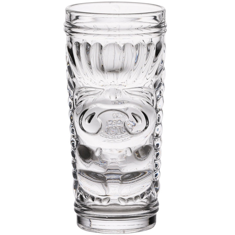 Hawaiian Grimace Tiki Cup Tiki Face Glass Cup