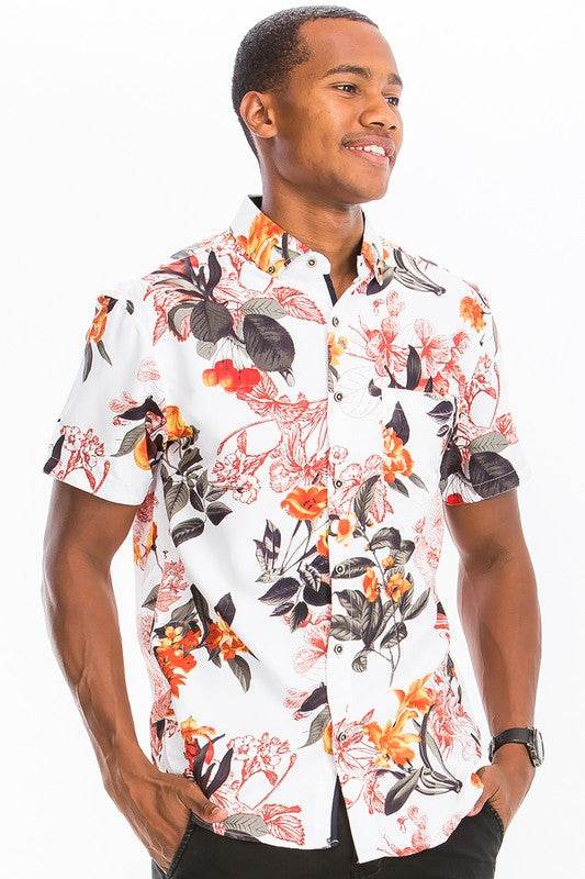 HAWAIIAN BUTTON DOWN SHIRT