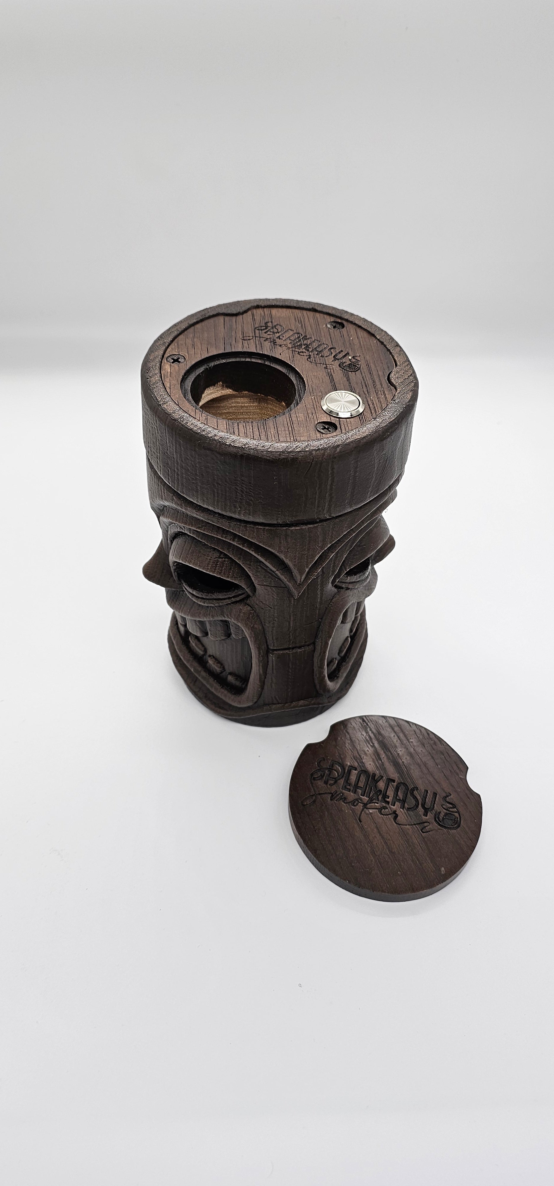 Speakeasy Speak-E Tiki Head Portable LED Cocktail Smoker
