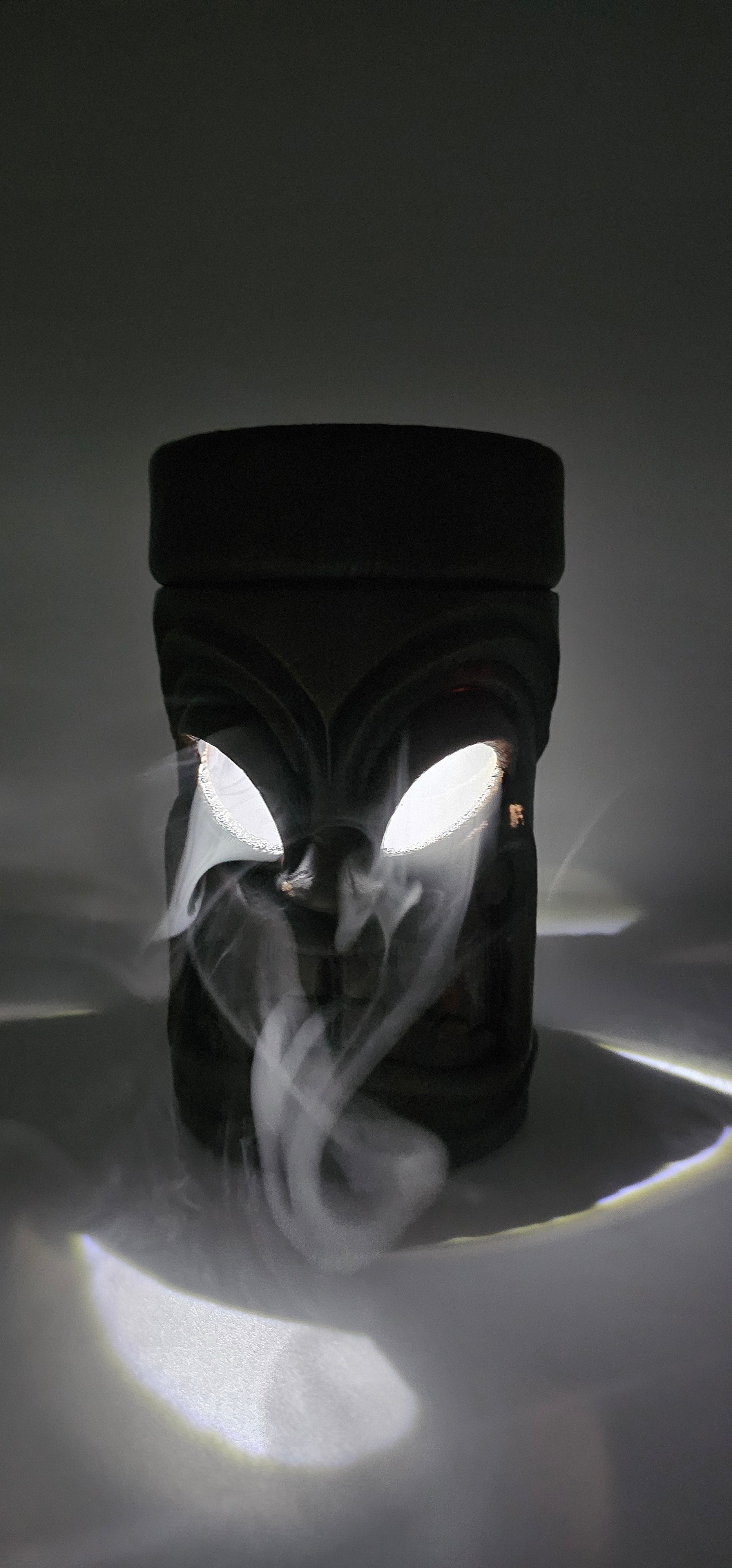 Speakeasy Speak-E Tiki Head Portable LED Cocktail Smoker