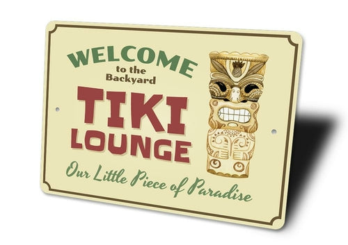 Backyard Tiki Bar Sign
