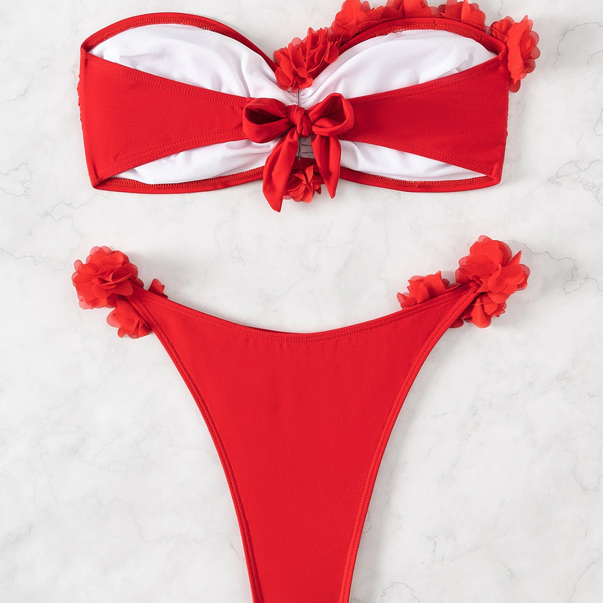 Womens Sexy Two-Piece Swimsuit Bikini Set