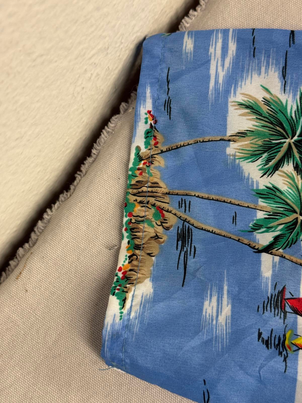 Island Mens Hawaiian Shirt Outrigger Made in Hawaii Shirt XL