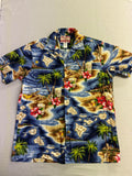 RJC Mens Hawaiian Shirt Hawaiian Islands Made in Hawaii - M