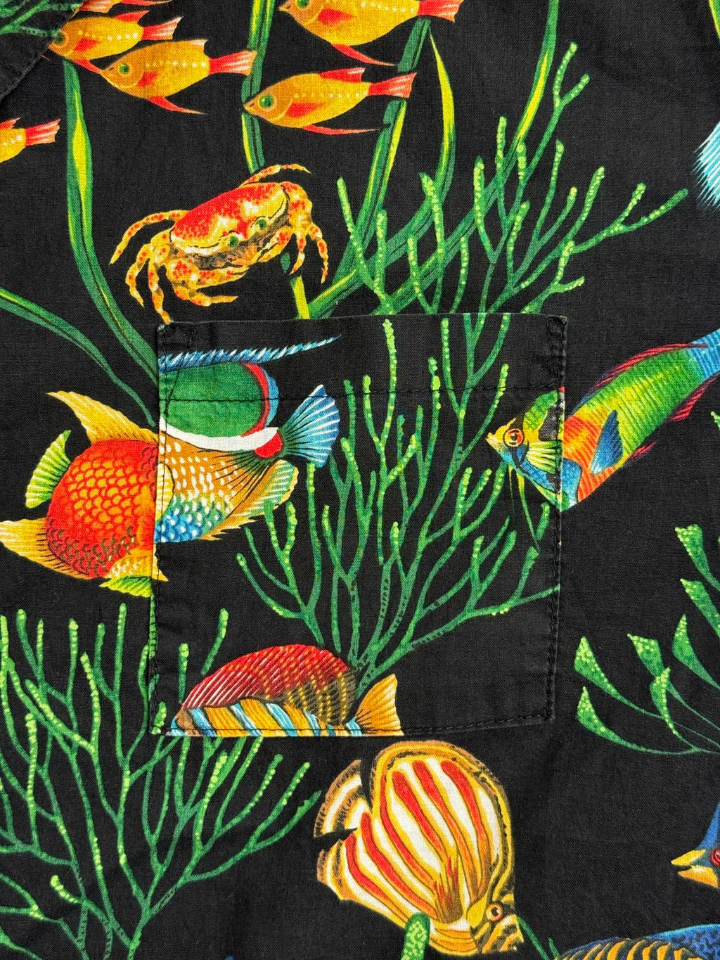 Mens Hawaiian Shirt Scorpio Fish - Made in Hawaii Shirt 3XL