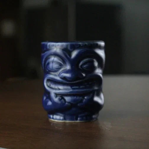 60ml Ceramic Tiki Mug – Hawaiian Cocktail Cup for Home Bars & Parties | Dlight Decor