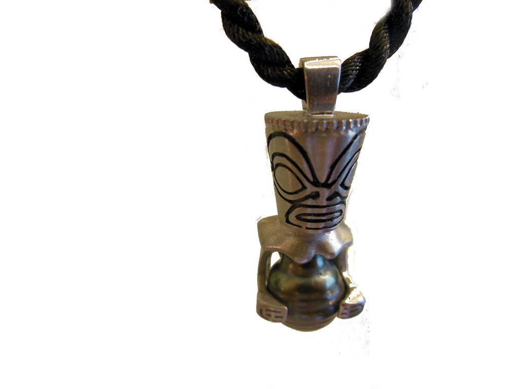 Tiki with Baroque Tahitian Pearl belly-pendant-1