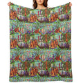 The ORIGINAL Enchanted Tiki Room Collage Throw Blanket