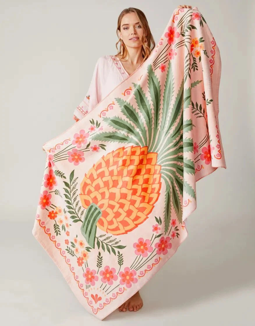 Beach Towel - Alljoy Landing Pineapple