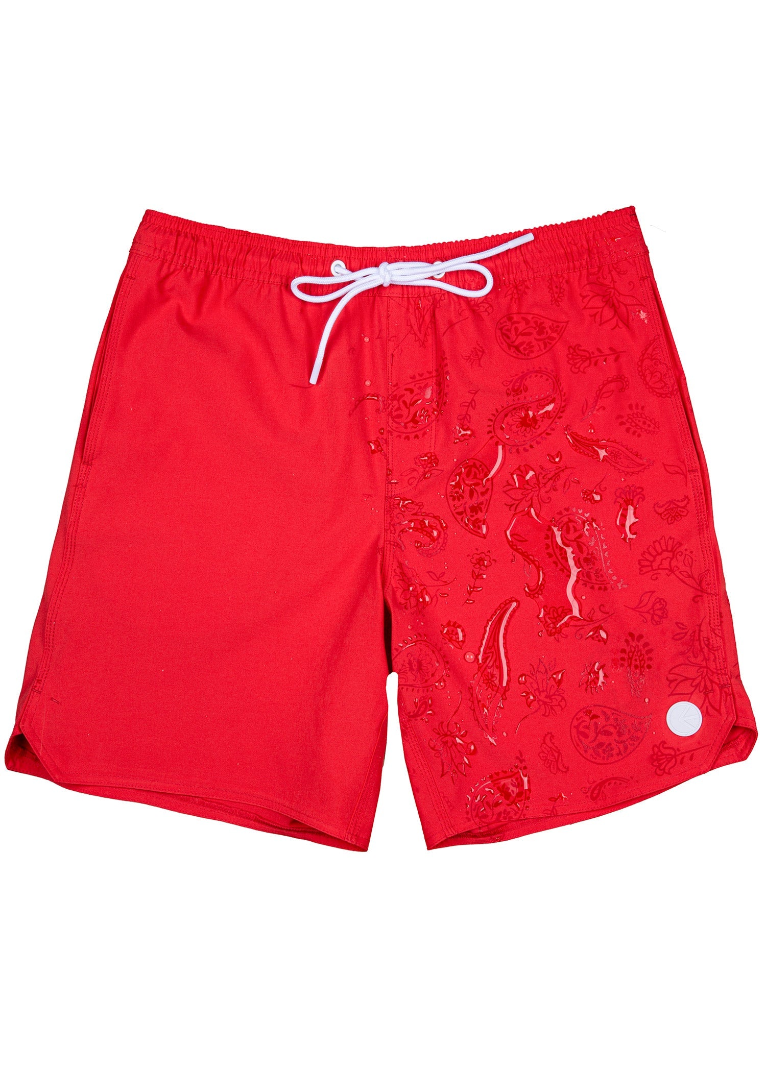 Americana Paisley - Red | Mens Swim Short