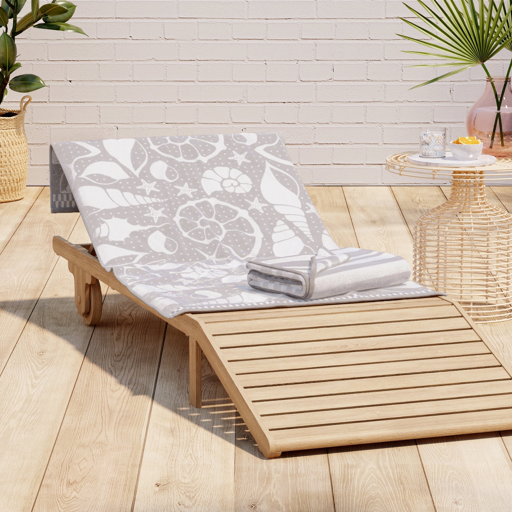 Cotton Velour Beach Towel - Maui Collection