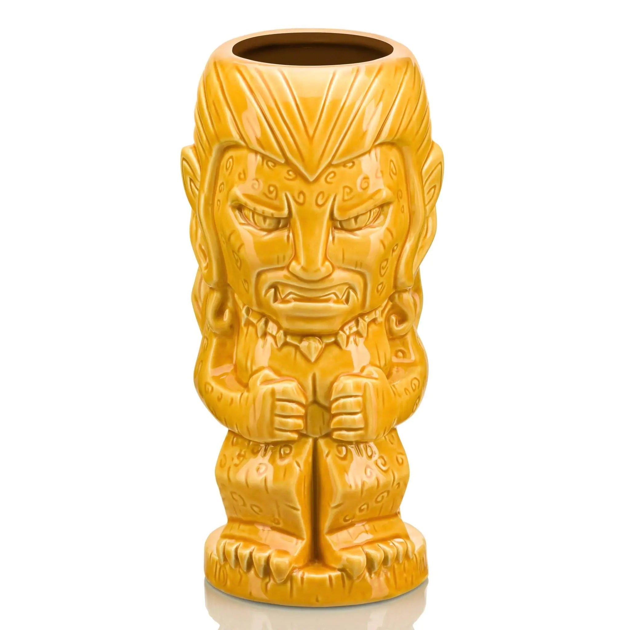 Geeki Tikis DC Comics Cheetah Ceramic Mug | Official Comic Book Collectible Tiki Cup | Exclusive Tropical Drinkware For Home Barware Set | Holds 16 Ounces