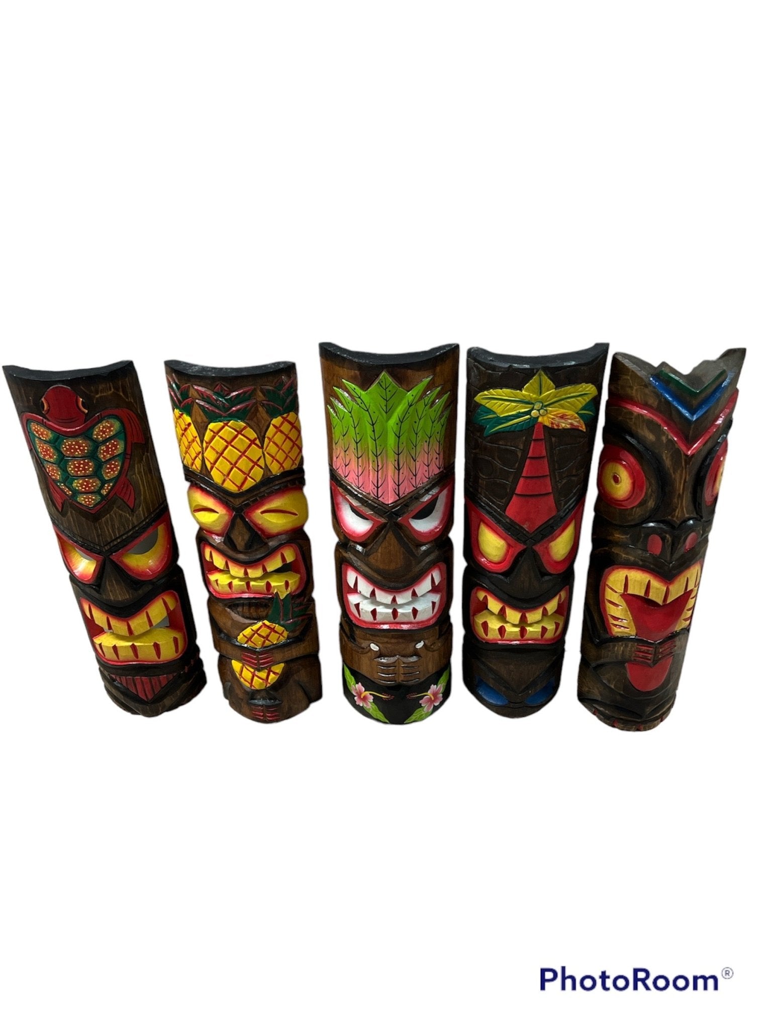 Medium Wooden Tiki Mask- 5 Styles