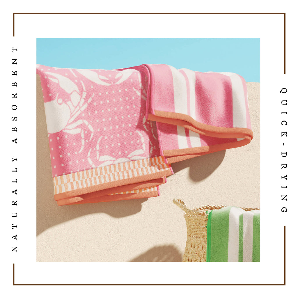 Cotton Velour Beach Towel - Maui Collection